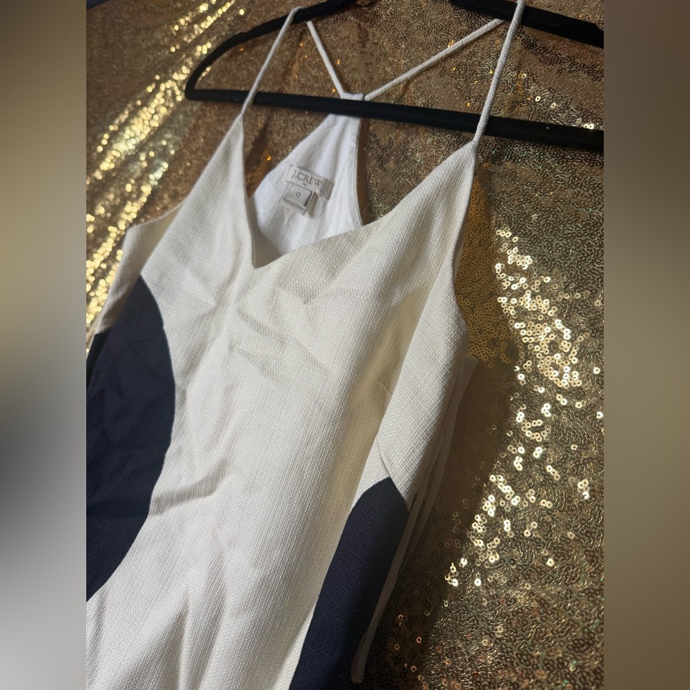 J. Crew White Top with black circles - Picture 5 of 6
